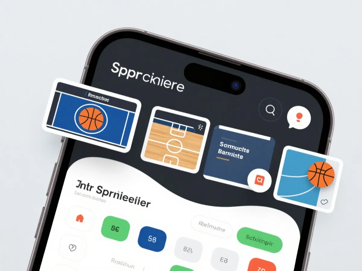 CBA赛程与提醒功能示意图